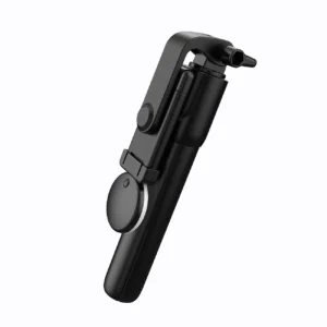 Asmenukių lazda WH1YXS telescopic tripod 1m with round lamp and phone holder - juodos spalvos - Image 7