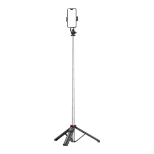 Asmenukių lazda WC1Y3S telescopic tripod 1.3m with phone holder - juodos spalvos