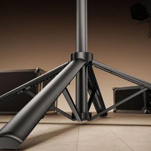Asmenukių lazda WH181D-Y1S 1.75m aluminum alloy telescopic tripod with dual lamp and phone holder - juodos spalvos - Image 4