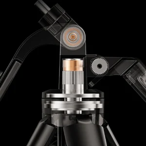 Asmenukių lazda WH181D-Y1S 1.75m aluminum alloy telescopic tripod with dual lamp and phone holder - juodos spalvos - Image 8