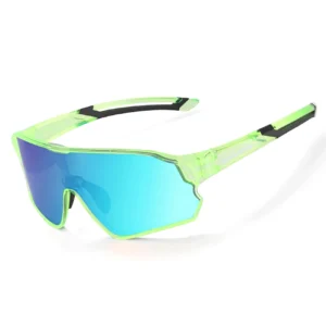 Rockbros 14110009006 polarized dviratininko akiniai vaikams 8-14 metų amžiaus - žalios spalvos