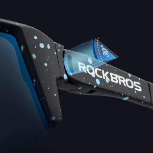 Rockbros SP297 polarizing dviratininko akiniai - juodos spalvos - Image 8