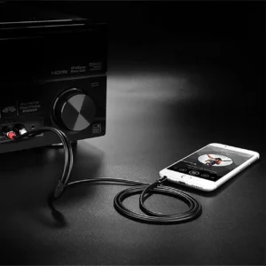 Ugreen AV116 10749 audio mini jack kabelis 3.5 mm (male) / 2RCA (male) 1m - juodos spalvos - Image 7