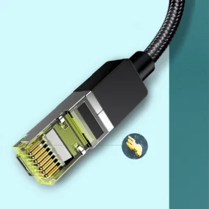 Ugreen NW150 80421 Ethernet RJ45 Cat 7 10Gbps Kabelis 1m - juodos spalvos - Image 5