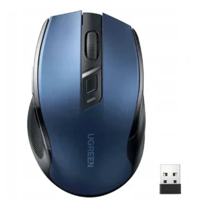 Ugreen MU006 optinė belaidė USB pelė 2.4GHz 4000 DPI - blue - Image 1