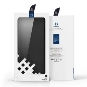 Dux Ducis Brill leather dėklas skirtas Samsung Galaxy Z Fold 6 with flap and card slot - juodos spalvos - Image 3