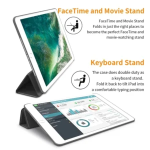 Tech-Protect Smartdėklas skirtas iPad 9.7'' 5 / 6 2017-2018 - juodos spalvos - Image 8