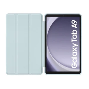 Tech-Protect Smartdėklas skirtas Samsung Galaxy Tab A9 8.7" X110 / X115 - mėlynos spalvos su sakura flowers - Image 5