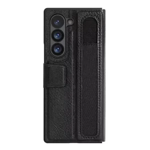 Nillkin Aoge Leather dėklas skirtas Samsung Galaxy Z Fold 6 5G - juodos spalvos - Image 1