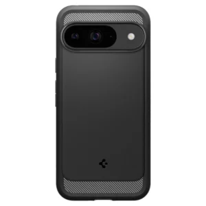 Spigen Rugged Armor dėklas skirtas Google Pixel 9 / 9 Pro - juodos spalvos - Image 2
