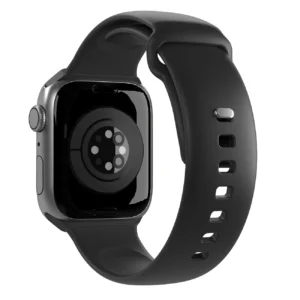 Puro Icon Silicone apyrankė skirta Apple Watch 42 / 44 / 45 / 49 mm - juodos spalvos (2 vnt) - Image 3
