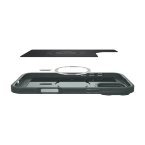Spigen Optik Armor Mag dėklas su MagSafe skirtas Apple iPhone 16 Pro - žalios spalvos - Image 8
