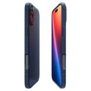 Spigen Liquid Air dėklas skirtas Apple iPhone 16 Plus - mėlynos spalvos - Image 7