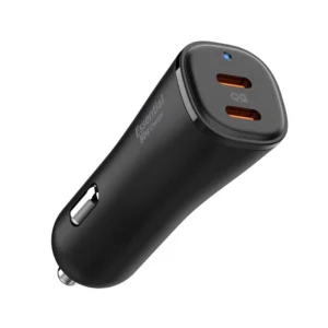 Spigen ArcStation Essential EV502 50W automobilinis įkroviklis - juodos spalvos - Image 1