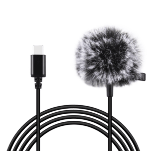Jack Puluz tie mikrofonas su segtuku PU425 1.5m USB-C
