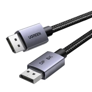 Ugreen DP120 DisplayPort 1.4 2m Kabelis - juodos spalvos - Image 1