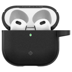 dėklasology Vault dėklas skirtas AirPods 4 - juodos spalvos - Image 3