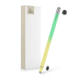 Tech-Protect USP100 4-TIP Touch Stylus Passive Pen - Green-Yellow - Image 1