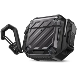 Supcase Unicorn Beetle Pro dėklas skirtas AirPods 4 - juodos spalvos - Image 1