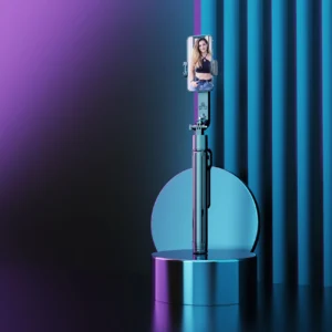 Wozinsky WST-360YS Selfie Stick with Tripod Function with 360° AI Auto Face Tracking Gesture Control - juodos spalvos - Image 7