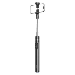 Selfie stick Wozinsky WRZP1 with automatically extendable legs, tripod function, 1.7m - juodos spalvos