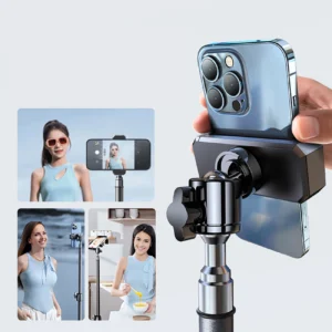 Wozinsky WRLD-00Y1S tripod tripod durable carbon steel tripod 1.7m matte - juodos spalvos - Image 4