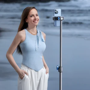 Wozinsky WRLD-00Y1S tripod tripod durable carbon steel tripod 1.7m matte - juodos spalvos - Image 5