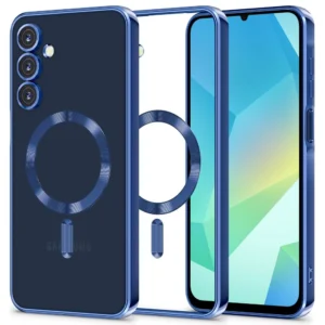 Tech-Protect MagFlex MagSafe dėklas skirtas Samsung Galaxy A16 4G / 5G - mėlynos spalvos-skaidrus - Image 1