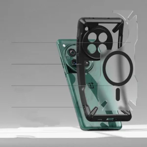 Ringke Fusion X MagSafe dėklas skirtas Oneplus 12 - Matte juodos spalvos - Image 5