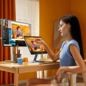 Wozinsky WRS-DSY84SS 360° Rotating Aluminum Tablet Stand - pilkos spalvos - Image 5