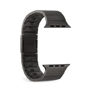 Puro TITAN Stainless Steel Apple Watch Band 42/44/45/49mm - juodos spalvos