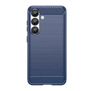 Carbon dėklas skirtas Apple iPhone 16e - mėlynos spalvos - Image 4