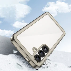 Outer Space dėklas skirtas Apple iPhone 16e Flexible Frame dėklas - Translucent, juodos spalvos - Image 3