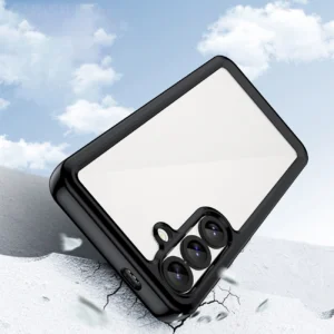 Outer Space dėklas skirtas Samsung Galaxy S25 Edge dėklas su Flexible Frame - juodos spalvos - Image 3