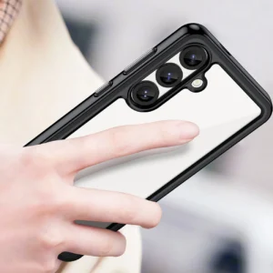 Outer Space dėklas skirtas Samsung Galaxy S25 Edge dėklas su Flexible Frame - juodos spalvos - Image 5