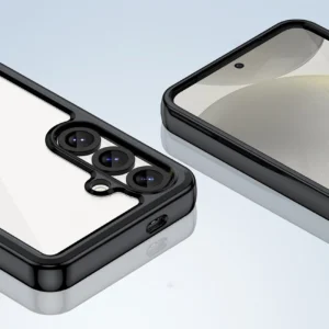 Outer Space dėklas skirtas Samsung Galaxy S25 Edge dėklas su Flexible Frame - juodos spalvos - Image 6