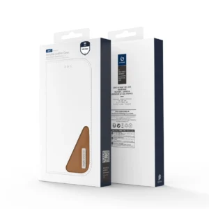 Dux Ducis Hivo Samsung Galaxy S25 Edge dėklas su Flip and RFID Protection - Brown - Image 8