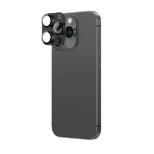 AmazingThing Aviation-Grade Alloy Apsauginis stiklas Lens skirtas Apple iPhone 16 Pro / 16 Pro Max Camera Lens - Black - Image 3