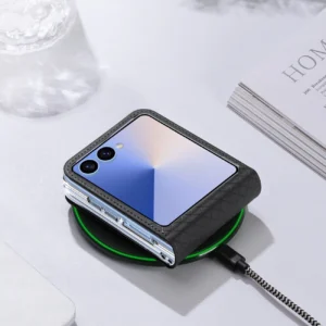 Dux Ducis Bril dėklas skirtas Samsung Galaxy Z Flip 7 - juodos spalvos - Image 9