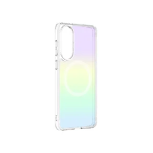 AmazingThing Minimal Mag dėklas su Magnetic Ring skirtas Samsung Galaxy S25 Edge - Iridescent - Image 4