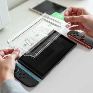 AmazingThing Radix Full Glass Apsauginis stiklas skirtas Nintendo Switch 2 (2 vnt) - Image 6