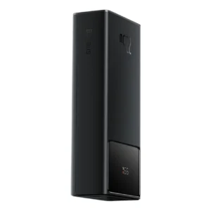 Baseus EnerFill FP41 30000mAh 22.5W Power Bank su Baseus Simple USB-A - USB-C 3A 30cm Kabelis - juodos spalvos - Image 5