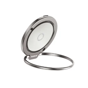 Baseus MagPro II Magnetic Ring su Stand Function - Titanium - Image 3