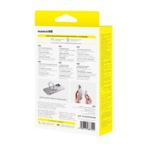 Baseus MagPro II Magnetic Ring su Stand Function - Titanium - Image 5