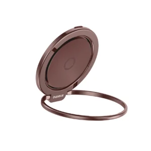 Baseus MagPro II Magnetic Ring su Stand Function – Red Gold - Image 3