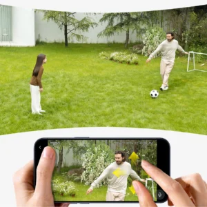 Baseus Security S1 2K lauko kamera – baltos saplvos - Image 5