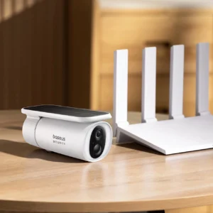 Baseus Security S1 2K lauko kamera – baltos saplvos - Image 7