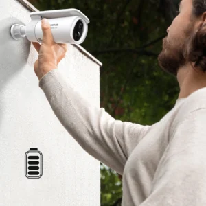 Baseus Security S1 2K lauko kamera – baltos saplvos - Image 8