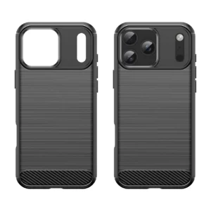 Dėklas Carbon Dėklas skirtas Apple iPhone 17 Pro - juodos spalvos - Image 8