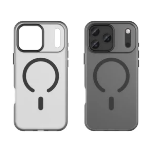 Dėklas Magnetic Abrasive skirtas Apple iPhone 17 Pro Max suderinamas su MagSafe - matinės juodos spalvos - Image 2